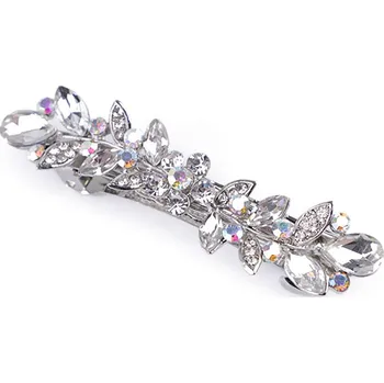 Ozdoba do vlasů Francouzká spona do vlasů s broušenými kamínky s AB efektem