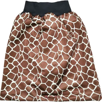 Plenkové kalhoty Breberky BIO Noční sukýnka - Žirafa VELIKOST: L