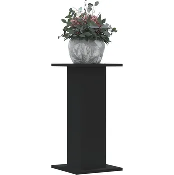 Stojan na květiny Stojany na rostliny 2 ks černé 30 x 30 x 60 cm kompozitní dřevo Černý3307856
