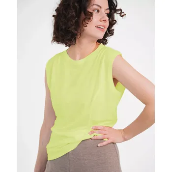 Dámské funkční tílko Merino 140 Žlutá XL