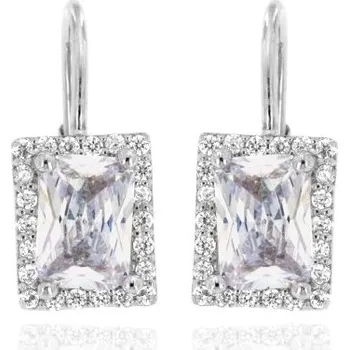 Šperk Zlatnictví U Kostela Dámské náušnice s bílým kamenem bz 1041721901