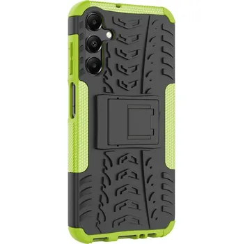 Pouzdro na mobilní telefon Kryt Samsung A15 odolný zelený (obal neboli pouzdro na Samsung A15)