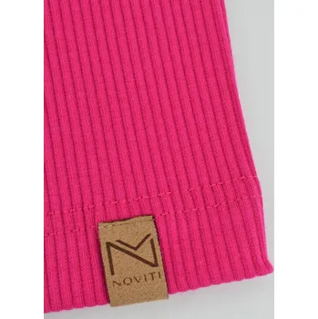 Čepice Dětská žebrovaná čepice Noviti CCP066 Prążek 2 Velikost: 56-58 cm, Barva: fuchsiová