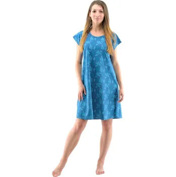 Dámská noční košile Gina noční košile 19130P Petrolejová Vel. L
