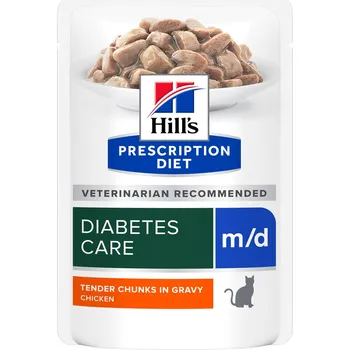 Pro kočku Hill’s Prescription Diet m/d Péče při cukrovce kapsička pro kočky 12 x 85 g