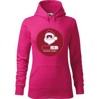 Pánská mikina Dámská mikina Christmas loading Velikost (žena): S, Vyberte barvu: Purpurová