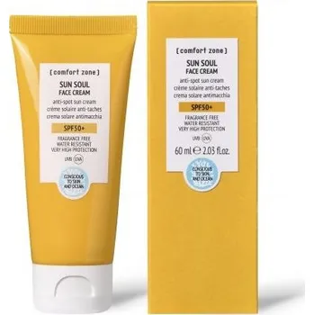 Přípravek na opalování [ comfort zone ] SUN SOUL FACE CREAM SPF 50+ 60 ml