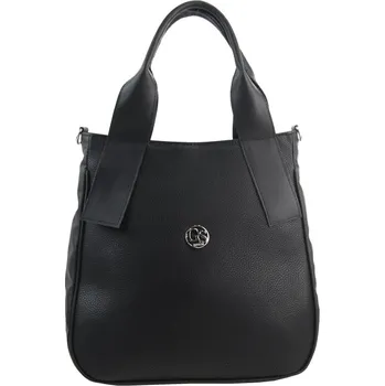 Kabelka Černá elegantní dámská kabelka přes rameno GROSSO + doprava zdarma