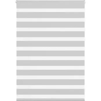 Žaluzie Zebra roleta 110x100 cm šířka látky 105,9 cm polyester Šedá4014419