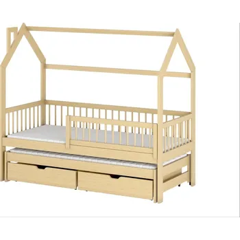 Postel Legno Dětská rozkládací postel Pipa borovice Rozměr (cm): 80x160