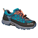 Salewa Dětské boty Wildfire WP EU 35, Caneel Bay/Fluo Coral