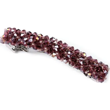 Ozdoba do vlasů Francouzská spona do vlasů s broušenými korálky