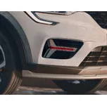 Renault Ozdobný prvek pro vzduchový otvor předního nárazníku - levý, červená Flamme