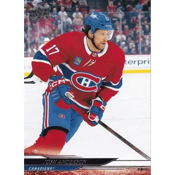 Karetní hra řadová karta JOSH ANDERSON 24-25 UD Ser. 2 číslo 341