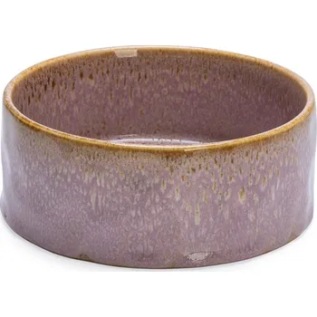 Miska pro psa Designed by Lotte keramická miska pro psy, růžová - 2 x 1200 ml, Ø 18 x H 7 cm