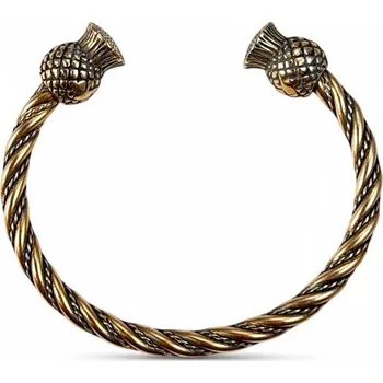 Náramek Drakkaria - splétárna SKOTSKÝ BODLÁK náramek bronz