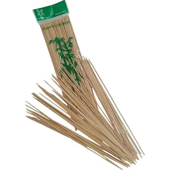 Jednorázové nádobí špejle 30cm, 100ks, hrocené, balené, bambus