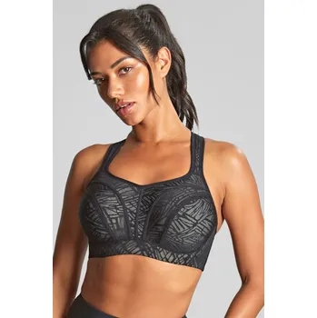 Podprsenka Panache sportovní podprsenka vyztužená s kosticí černá - PANPBLACK/černá / 38F PAN1M003