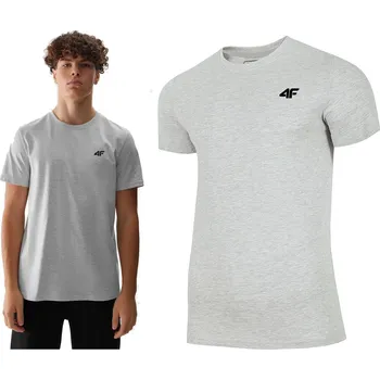 Pánské tričko PÁNSKÉ TRIČKO BAVLNA 4F TTSHM1154 velikost XL