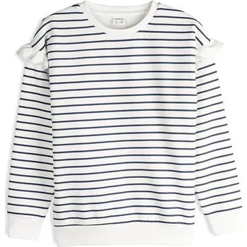 Dívčí mikina GATE Pruhovaná mikina s volány 5Y 425-0539/111