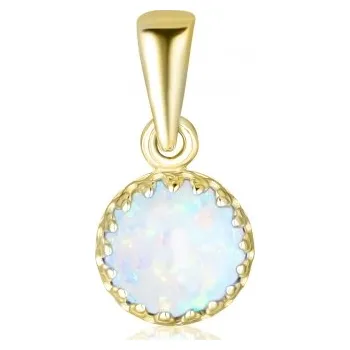 Přívěsek Luxur, Přívěsek Marisol, žluté zlato a světlý opál, 585-52-2-0530.0Z00.0.00.161.23