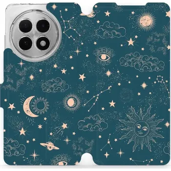 Pouzdro na mobilní telefon Flipové pouzdro Mobiwear - OnePlus 13R - VP14S Magický vesmír (Knížkové flip pouzdro, obal, kryt na mobil OnePlus 13R - VP14S Magický vesmír, materiál Umělá kůže + TPU - ochrana 360°, stojánek, silikonová vanička, magnetické zavírání)