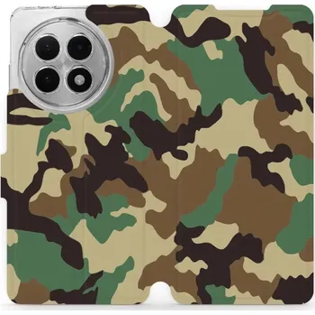 Pouzdro na mobilní telefon Flipové pouzdro Mobiwear - OnePlus 13R - V111P Maskáče (Knížkové flip pouzdro, obal, kryt na mobil OnePlus 13R - V111P Maskáče, materiál Umělá kůže + TPU - ochrana 360°, stojánek, silikonová vanička, magnetické zavírání)