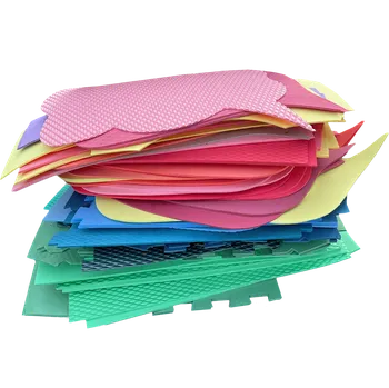 Pěnový papír bez lepidla - 1 kg Mix barev