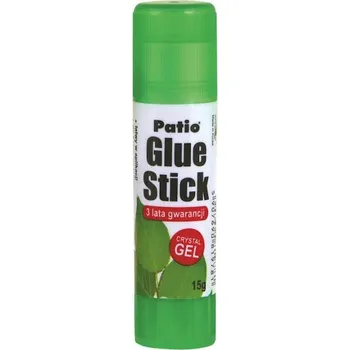 Kancelářské lepidlo LEPIDLO v TYČINCE školní tyčinka na PAPÍR 15g Crystal Gel IDEÁLNÍ do KANCELÁŘE