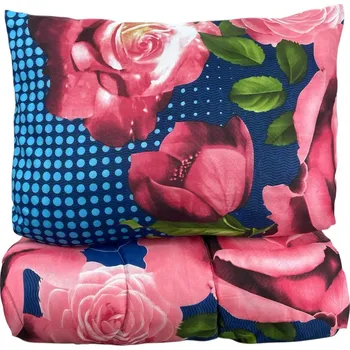 přikrývka SET Přikrývka a polštář, něžná geometrie