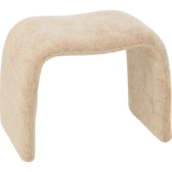 Stolička Béžová čalouněná stolička J-line Naute 47 cm