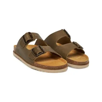 Dámské pantofle Nazouváky Dr. Brinkmann 700678-07 Khaki 38