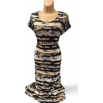 Dámské šaty Módní šaty ESTERA, Barva Jako na obrázku, Velikost XXXL 54, Materiál 96% Viskoza 4% Lycra