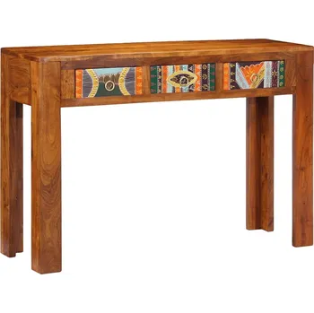 Konzolový stolek Konzolový stolek 110 x 35 x 75 cm masivní akáciové dřevo Hnědá4016497