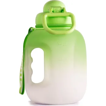 Láhev LAHEV NA PITÍ NA VODU, LÁHEV S ODMĚRKOU A DRŽÁKEM NA POSILOVNU 1,6 LITRU