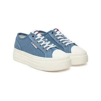 Dámské tenisky Sneakersy Tommy Jeans Tjw Foxing Flatform Lc EN0EN02736 Modrá 41