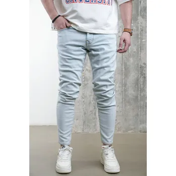 Pánské džíny 2Y Premium Světle modré skinny fit džíny Eclipse Velikost: 38