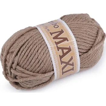 Příze Pletací příze Jumbo MAXI 100 g - 31 (1108) hnědá přírodní