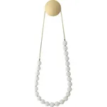 NOVA LUCE nástěnné svítidlo PERLA zlatý kov a opálové sklo LED 50W 230V 3000K IP20 stmívatelné 9695204