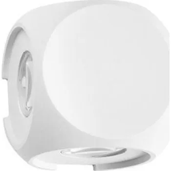 Venkovní osvětlení NOVA LUCE venkovní nástěnné svítidlo ZARI bílý hliník a sklo Osram LED 4x1W 3000K 100-240V 4x38st. IP54 světlo ve čtyřech směrech 9226215