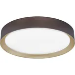 NOVA LUCE stropní svítidlo LUTON kávově hnědý hliník matný bílý akrylový difuzor LED 47W 230V 3000K IP20 9818451