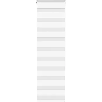 Žaluzie Zebra roleta bílá 50x150 cm šířka látky 45,9 cm polyester Bílá4014745
