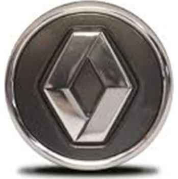 Středová krytka kola Renault Středová krytka - šedá s chromováním