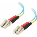 C2G LC-LC 10Gb 50/125 OM3 Duplex Multimode PVC Fiber Optic Cable (LSZH) - Síťový kabel - multirežim LC (M) do multirežim LC (M) - 1 m - 1 m - optické vlákno - duplex - 50 / 125 mikron - OM3 - neobsahu