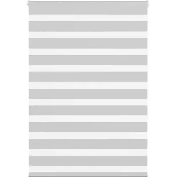 Žaluzie Zebra roleta 110x150 cm šířka látky 105,9 cm polyester Šedá4014445