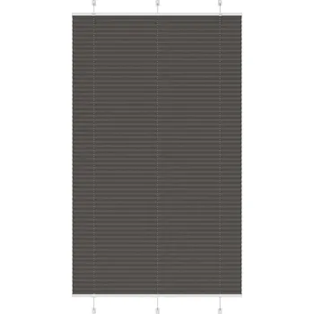 Žaluzie Plisovaná roleta černá 115x200 cm Šířka látky 114,4cm Polyester Černý4015163