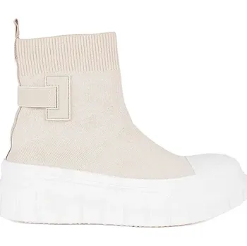 Dámské tenisky Světle béžové tenisky na vysoké platformě VL159P-BE Velikost: 40