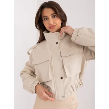 Dámská casual bunda Jacket-NM-KR-DA-0937.07-beige Vincenove krémová 3277484