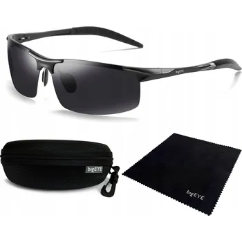 Sluneční brýle bigEYE pánské černé UV-400 s pouzdro