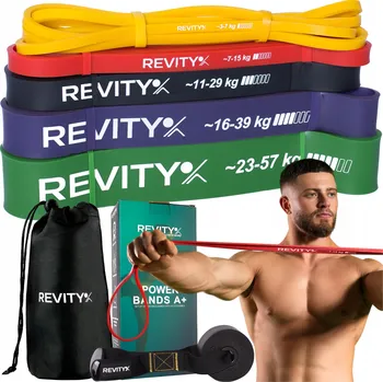 SADA 5 POSILOVACÍCH GUM POWER BAND - ODPOROVÉ GUMY NA SHYBY, LATEXOVÉ